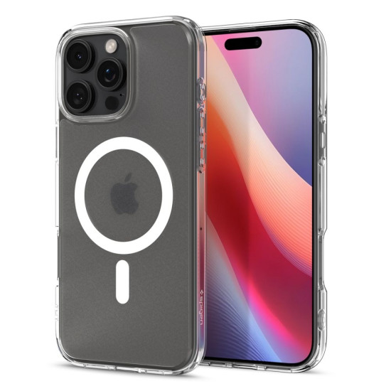 Θήκη Apple iPhone 16 Pro - Spigen Ultra Hybrid MagFit με MagSafe - Frost Clear (ACS08133)