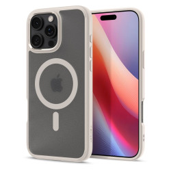 Θήκη Apple iPhone 16 Pro - Spigen Ultra Hybrid MagFit με MagSafe - Frost Natural Titanium (ACS08138)