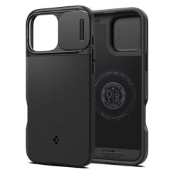 Θήκη Apple iPhone 16 Pro - Spigen Optik Armor MagFit με MagSafe & Κάλυμμα για την Κάμερα - Black (ACS08149)