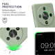 Θήκη Honor Magic6 Lite / X9b - KWmobile TPU Case with Camera Lens Protector Σιλικόνης με Πλαίσιο Κάμερας - Gray Green (KWM000020LG002C)