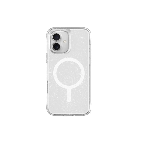 Θήκη Apple iPhone 16 - Uniq LifePro Xtreme MagClick Ανθεκτική Σκληρή με MagSafe - Lucent / Clear Glitter (UNIQ-IP6.1(2024)-LPRXMLUC)