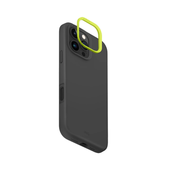 Θήκη Apple iPhone 16 Pro Max - Uniq Lino Hue MagClick Ανθεκτική Σκληρή με MagSafe & 2 x Πλαίσια Κάμερας - Grey (UNIQ-IP6.9P(2024)-LINOHMGRY)