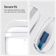 Θήκη Apple AirPods 4th Gen - Spigen Ultra Hybrid Διάφανη Σκληρή - Jet White (ACS08643)