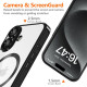 Θήκη Apple iPhone 16 - Tech-Protect MagFlex Διάφανη Σιλικόνης με MagSafe - Shiny Black (5906302311347)