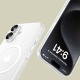 Θήκη Apple iPhone 16 - Tech-Protect MagSlim Σκληρή Ημιδιάφανη με MagSafe & Πλαίσιο Κάμερας - Matte / White (5906302311262)