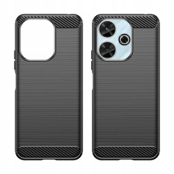 Θήκη Xiaomi Redmi 13 4G - Spacecase Carbon Σιλικόνης - Black (5905719110581)