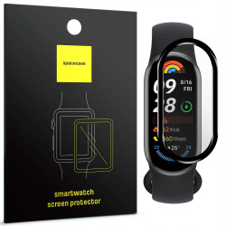 Αντιχαρακτικό Γυαλί Προστασίας Xiaomi Smart Band 9 / 9 NFC - Spacecase Smartwatch Hybrid Glass Υβριδικό Οθόνης - Black (5905719111809)