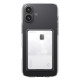 Θήκη Apple iPhone 16 - Spigen Crystal Slot Σιλικόνης με Υποδοχή για Κάρτα - Crystal Clear (ACS08213)