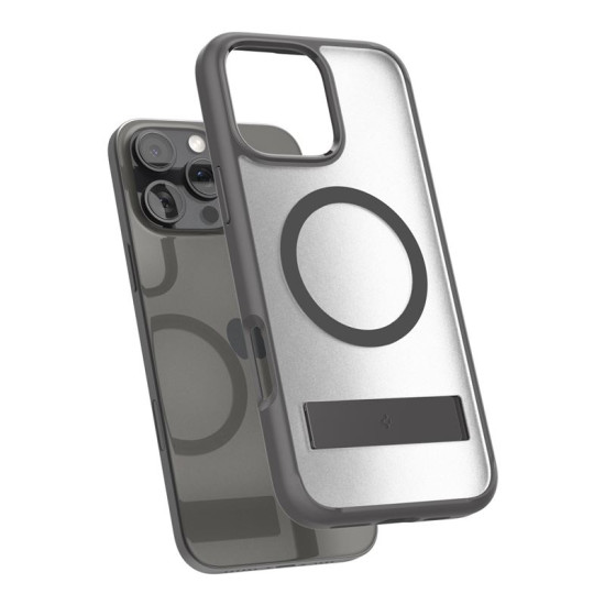 Θήκη Apple iPhone 16 Pro Max - Spigen Ultra Hybrid S MagFit Σκληρή με MagSafe - Frost Gray (ACS08378)