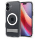 Θήκη Apple iPhone 16 Plus - Spigen Ultra Hybrid S MagFit Σκληρή με MagSafe - Crystal Clear (ACS08082)