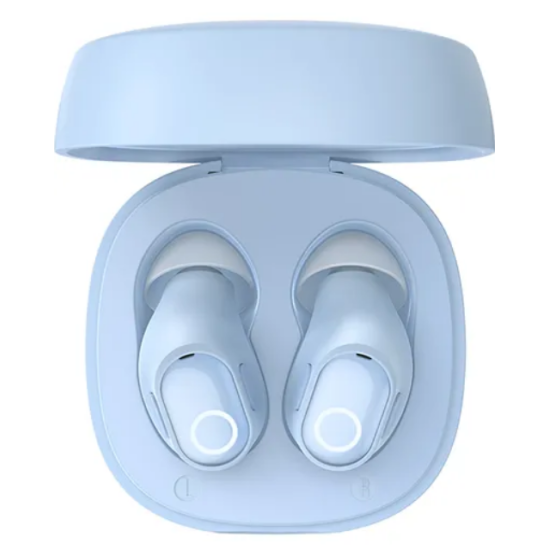 Bluetooth Ακουστικά Baseus True Wireless Earbuds Bowie WM02 OS Ασύρματα με Θήκη Φόρτισης - Blue (NGTW370203)