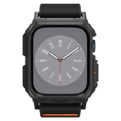 Θήκη Apple Watch 9 / 8 / 7 45mm - Spigen Lite Fit Pro Unibody - Matte Black (ACS07103)