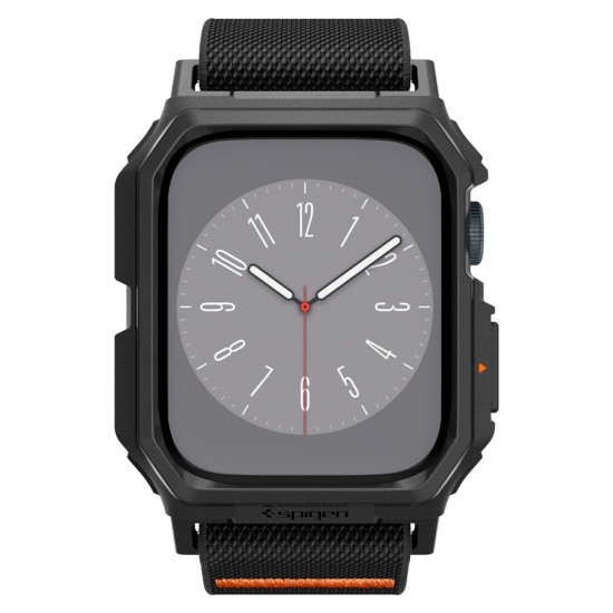 Θήκη Apple Watch 9 / 8 / 7 45mm - Spigen Lite Fit Pro Unibody - Matte Black (ACS07103)
