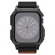 Θήκη Apple Watch 9 / 8 / 7 45mm - Spigen Lite Fit Pro Unibody - Matte Black (ACS07103)