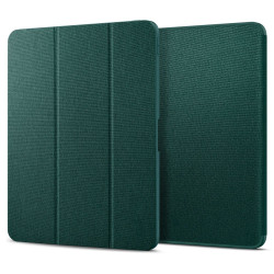 Θήκη Apple iPad Pro 13" 2025 / 2024 - Spigen Urban Fit Σκληρή Flip Υφασμάτινη με Υποδοχή για Apple Pencil - Midnight Green (ACS07763)