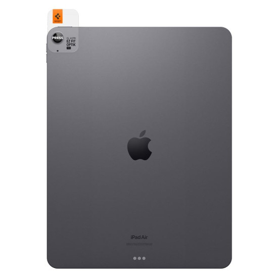 Αντιχαρακτικό Γυαλί Προστασίας Apple iPad Air 13" 2025 / 2024 / Air 7 2025 11" / Air 6 2024 11" - Spigen GLAS.tR EZ Fit OPTIK Pro Camera Lens Protector για Φακό Κάμερας - 2 Τεμάχια - Space Gray (AGL07801)