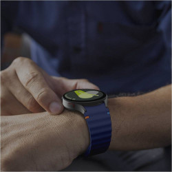 Λουράκι Samsung Galaxy Watch FE / 7 / 6 / Classic 6 / 5 / 5 Pro / 4 / Classic 4 (47/46/45/44/43/42/40mm) - Tech-Protect Silicone Sport Σιλικόνης - Navy Blue (5906302313433)
