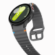 Λουράκι Samsung Galaxy Watch FE / 7 / 6 / Classic 6 / 5 / 5 Pro / 4 / Classic 4 (47/46/45/44/43/42/40mm) - Tech-Protect Silicone Sport Σιλικόνης - Crayon Grey (5906302313402)