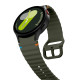 Λουράκι Samsung Galaxy Watch FE / 7 / 6 / Classic 6 / 5 / 5 Pro / 4 / Classic 4 (47/46/45/44/43/42/40mm) - Tech-Protect Silicone Sport Σιλικόνης - Army Green (5906302313464)
