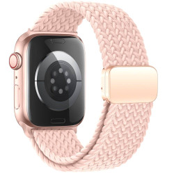 Λουράκι Apple Watch SE/11/10/9/8/7/6/5/4 (42/41/40mm) - Tech-Protect NylonMag Ελαστικό - Dusty Rose (5906302312856)