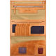 iCarer Vegetable Tanned Leather Three Fold Wallet - Δερμάτινο Πορτοφόλι με Υποδοχή για Κινητό / Κάρτες / Χαρτονομίσματα - Light Brown (RSZ-04-A1-LB)