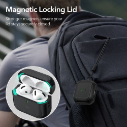 Θήκη Apple AirPods 4th Gen - ESR Orbit Hybrid HaloLock με MagSafe - Black (4894240217580)