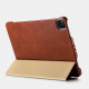 Θήκη Apple iPad Air 7 2025 11" / Air 6 2024 11" / Air 5 2022 10.9" / Air 4 2020 10.9" / Pro 11" 2022 / 2021 / 2020 / 2018 - iCarer Genuine Leather Case Σκληρή Δερμάτινη - Brown (RID720-BN)