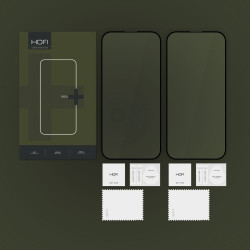 Αντιχαρακτικό Γυαλί Προστασίας Apple iPhone 17 Pro Max / 16 Pro Max - Hofi Premium Pro+ Tempered Glass FullFace Οθόνης - 2 Τεμάχια - Black (5906302310852)