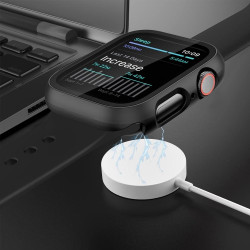 Θήκη Apple Watch 11 / 10 46mm - Tech-Protect Defence360 με Tempered Glass - Black (5906302376551)