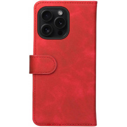 Θήκη Apple iPhone 16 Pro Max - Rosso Element PU Πορτοφόλι - Red (8719246453939)