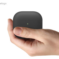 Θήκη Apple AirPods 4th Gen - Elago Liquid Hybrid Basic Case Σκληρή - Black (EAP4RH-BK)