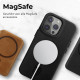 Θήκη Apple iPhone 16 Pro - Rosso Elite Back Cover Δερμάτινη με MagSafe - Black (8719246454202)