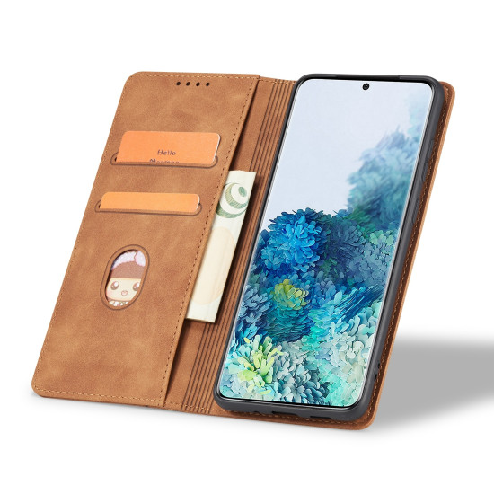 Θήκη Realme C65 4G - Bodycell Book Case Πορτοφόλι - Brown (5206015079344)