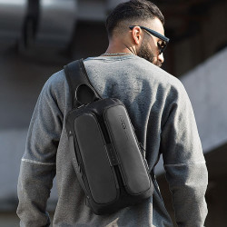 Bange 7079 - Ανδρικό Τσαντάκι Ώμου / Χιαστί Crossbody - 9L - Black