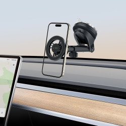 Tech-Protect N56 Magnetic MagSafe Dashboard & Vent Car Mount - Μαγνητική Βάση Στήριξης Κινητών MagSafe για Ταμπλό / Παρμπρίζ Αυτοκινήτου & Αεραγωγούς Αυτοκινήτων - Black (5906302313211)