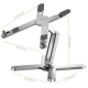 Tech-Protect ULS200 Universal Laptop Stand - Ρυθμιζόμενη Βάση Αλουμινίου για Laptop έως 16" - Silver (5906302309863)