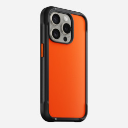Θήκη Apple iPhone 15 Pro - Nomad Rugged Case Ανθεκτική με MagSafe - Ultra Orange (NM01670285)