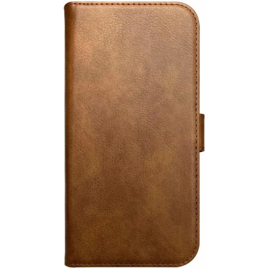 Θήκη Apple iPhone 16 Plus - Rosso Element PU Πορτοφόλι - Brown (8719246453885)