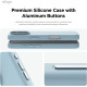 Θήκη Apple iPhone 16 Pro Max - Elago Magnetic Silicone Case Premium Σιλικόνης με MagSafe - Sky Blue (ES16MSSC69PRO-SBL)