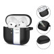 Θήκη Apple AirPods 4th Gen - Tech-Protect Silicone Hook Σιλικόνης - Black (5906302370047)