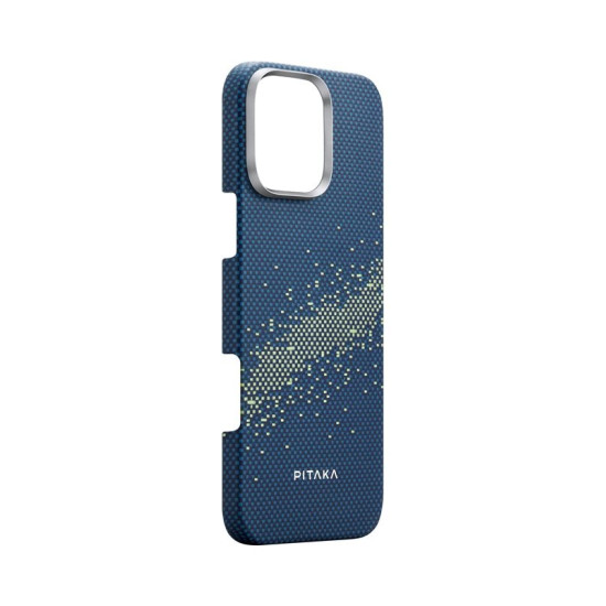 Θήκη Apple iPhone 16 Pro Max - Pitaka StarPeak Tactile Woven MagEZ Case 6 Aramid Fiber Body με MagSafe - 1.04mm - 1500D - Milky Way Galaxy (KI1602PMYG)