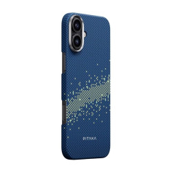 Θήκη Apple iPhone 16 - Pitaka StarPeak Tactile Woven MagEZ Case 6 Aramid Fiber Body με MagSafe - 1.04mm - 1500D - Milky Way Galaxy (KI1601MYG)