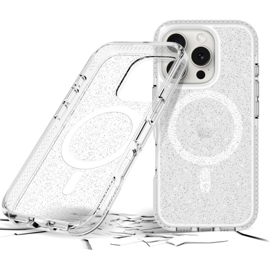 Θήκη Apple iPhone 16 Pro - Prodigee Super Star Σκληρή Ανθεκτική Διάφανη με MagSafe - Clear (IPH16P-6.1-SSTR-CLR)