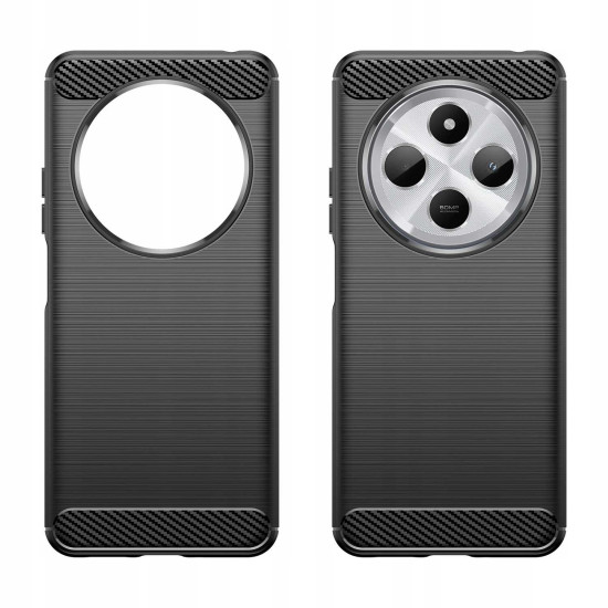 Θήκη Xiaomi Redmi 14C / Poco C75 Spacecase Carbon Σιλικόνης - Black (5905719113124)