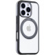 Θήκη iPhone 16 Pro Max Torras Ostand R Fusion Διάφανη Ανθεκτική με MagSafe & KickStand - Black (6970592331742)