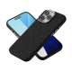 Θήκη iPhone 16 Pro Max Spacecase Classy Mag Σκληρή από Οικολογικό Δέρμα με MagSafe - Black (5905719112127)