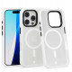 Θήκη iPhone 16 Pro Spacecase Hybrid Fusion Mag Ημιδιάφανη Σκληρή με MagSafe - Frost Clear (5905719112448)