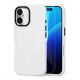 Θήκη iPhone 16 Spacecase Hybrid Fusion Mag Ημιδιάφανη Σκληρή με MagSafe - Frost Clear (5905719112387)