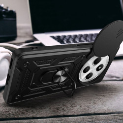 Θήκη Xiaomi Redmi 14C / Poco C75 Tech-Protect Camshield Pro Ανθεκτική με Κάλυμμα για την Κάμερα & Ring Holder - Black (5906302371051)