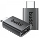 Αντάπτορας Buddi Ease Type-C (Male) σε USB-A (Female) 5 Έτη Εγγύηση - Grey (8719246459368)